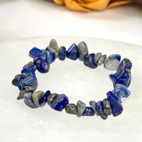 Lapis Lazuli Chip Bead Bracelet