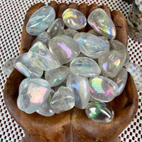 Angel Aura Quartz Tumbled Stone