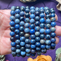Dumortierite 8mm Beaded bracelet