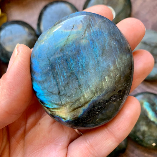 Labradorite Polished Palm Stone