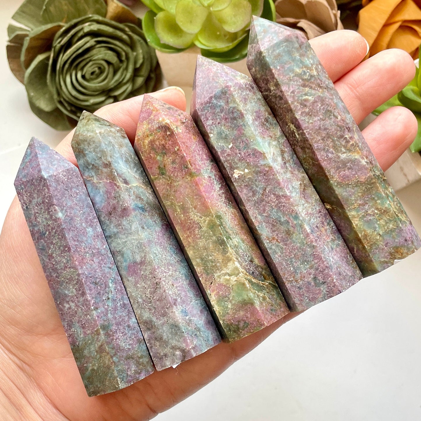 Ruby in Kyanite Tower Point