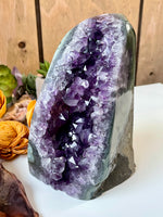 Dark Purple Amethyst Geode 3.4 lb