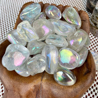 Angel Aura Quartz Tumbled Stone