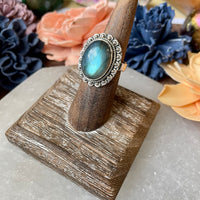 Labradorite Ring, Adjustable Size