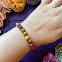 Mookaite 8mm Beaded bracelet