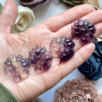 Fluorite Nine Tail Fox Carving