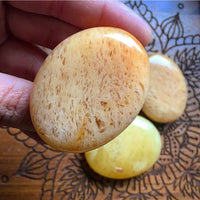 Yellow Aventurine Polished Palm Stone