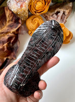 Garnet Cobra Carving