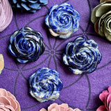 Sodalite Flower Carving