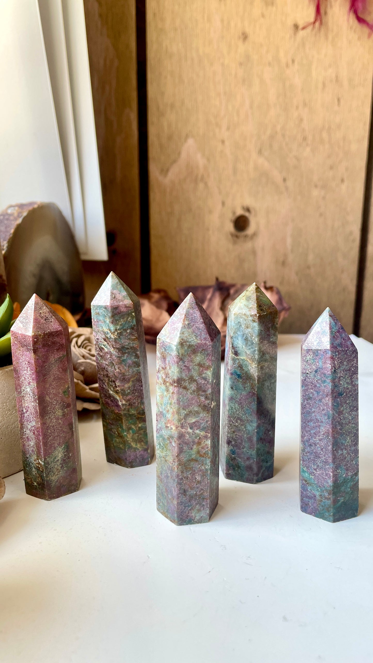 Ruby in Kyanite Tower Point