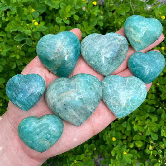 Amazonite Heart