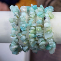Amazonite Chip Bead Bracelet