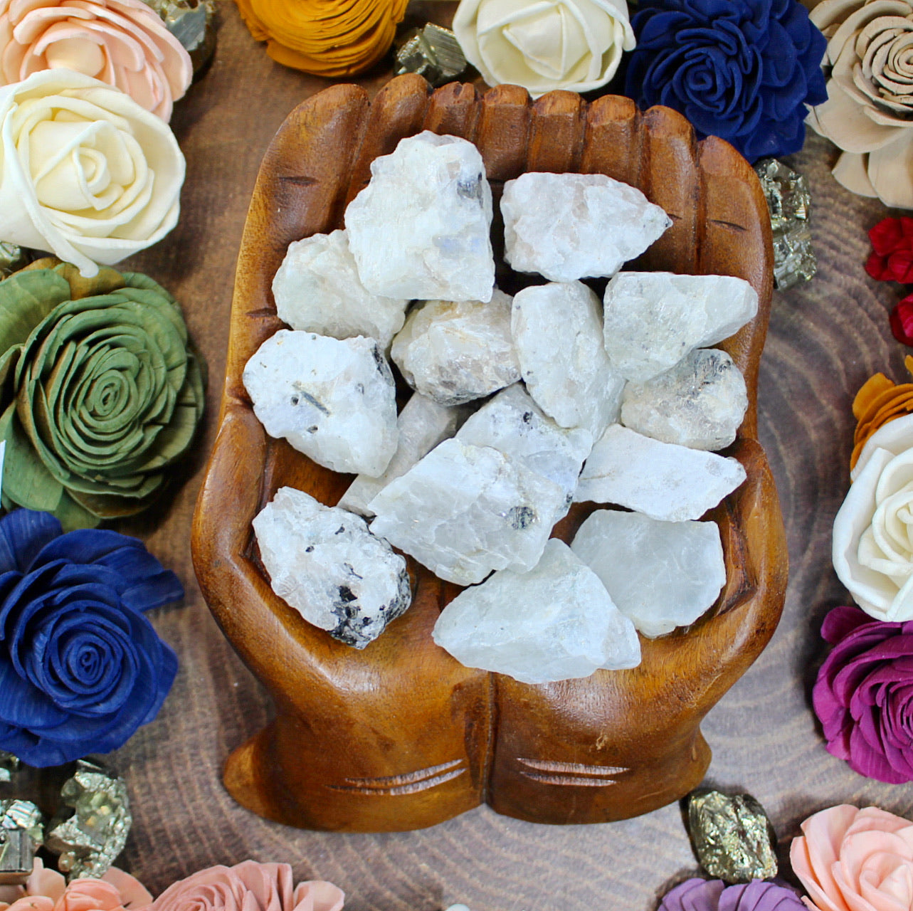 Rainbow Moonstone Raw Stone