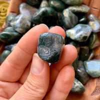 Moss Agate Tumbled Stone