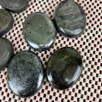 Hematite Palm Stone
