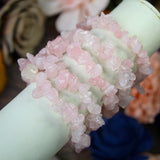 Rose Quartz Chip Bead Bracelet
