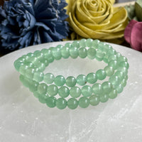 Green Aventurine 6mm Beaded bracelet