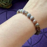 Botswana Agate 8mm Beaded bracelet