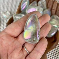 Angel Aura Quartz Tumbled Stone