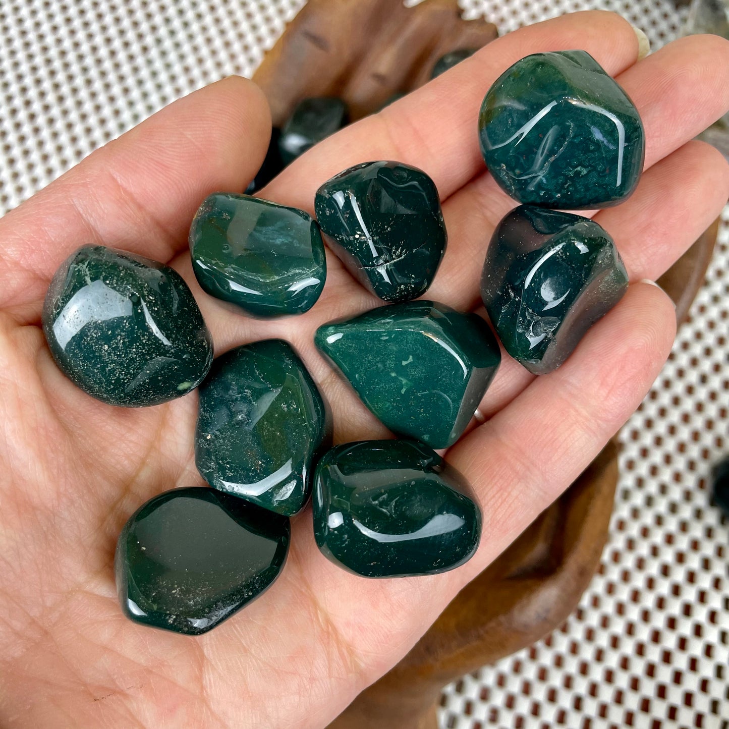 Bloodstone Tumbled Stone