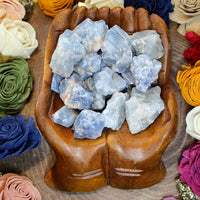Blue Calcite Raw Stone