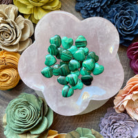 Mini Malachite Heart