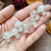 Mini Carved Mushroom (Choose Stone)