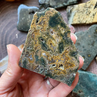 Ocean Jasper Standing Half Polished Slab