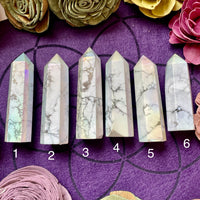Aura Howlite Tower