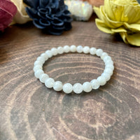 Rainbow Moonstone 6mm Beaded bracelet