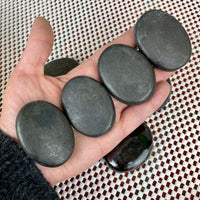 Hematite Palm Stone