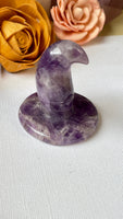 Amethyst Witch Hat Carving
