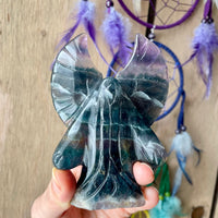 Rainbow Fluorite Hooded Angel