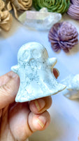 Howlite Ghost Carving