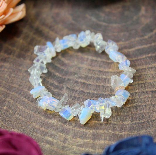 Opalite Chip Bead Bracelet