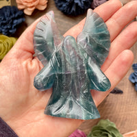 Rainbow Fluorite Hooded Angel