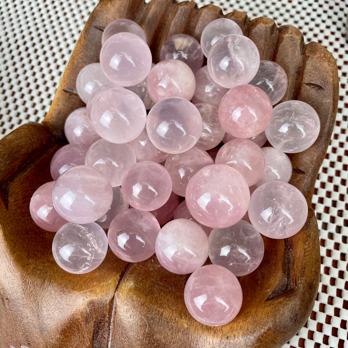 Mini Rose Quartz Sphere