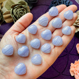 Small Blue Lace Agate Heart