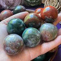 Ocean jasper Sphere