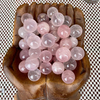 Mini Rose Quartz Sphere