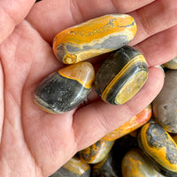 Bumblebee Jasper Tumbled Stone