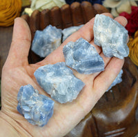 Blue Calcite Raw Stone