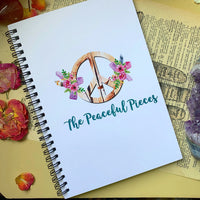 Peaceful Pieces Spiral Notebook - Ruled Line