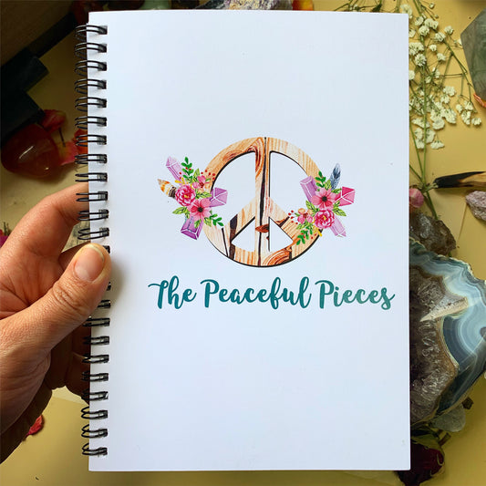 Peaceful Pieces Spiral Notebook - Ruled Line