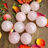 Mini Rose Quartz Sphere