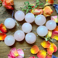 Mini Rose Quartz Sphere